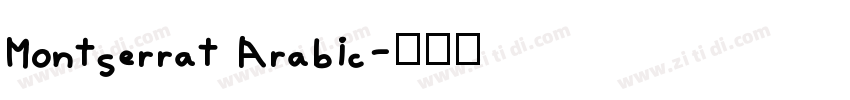Montserrat Arabic字体转换